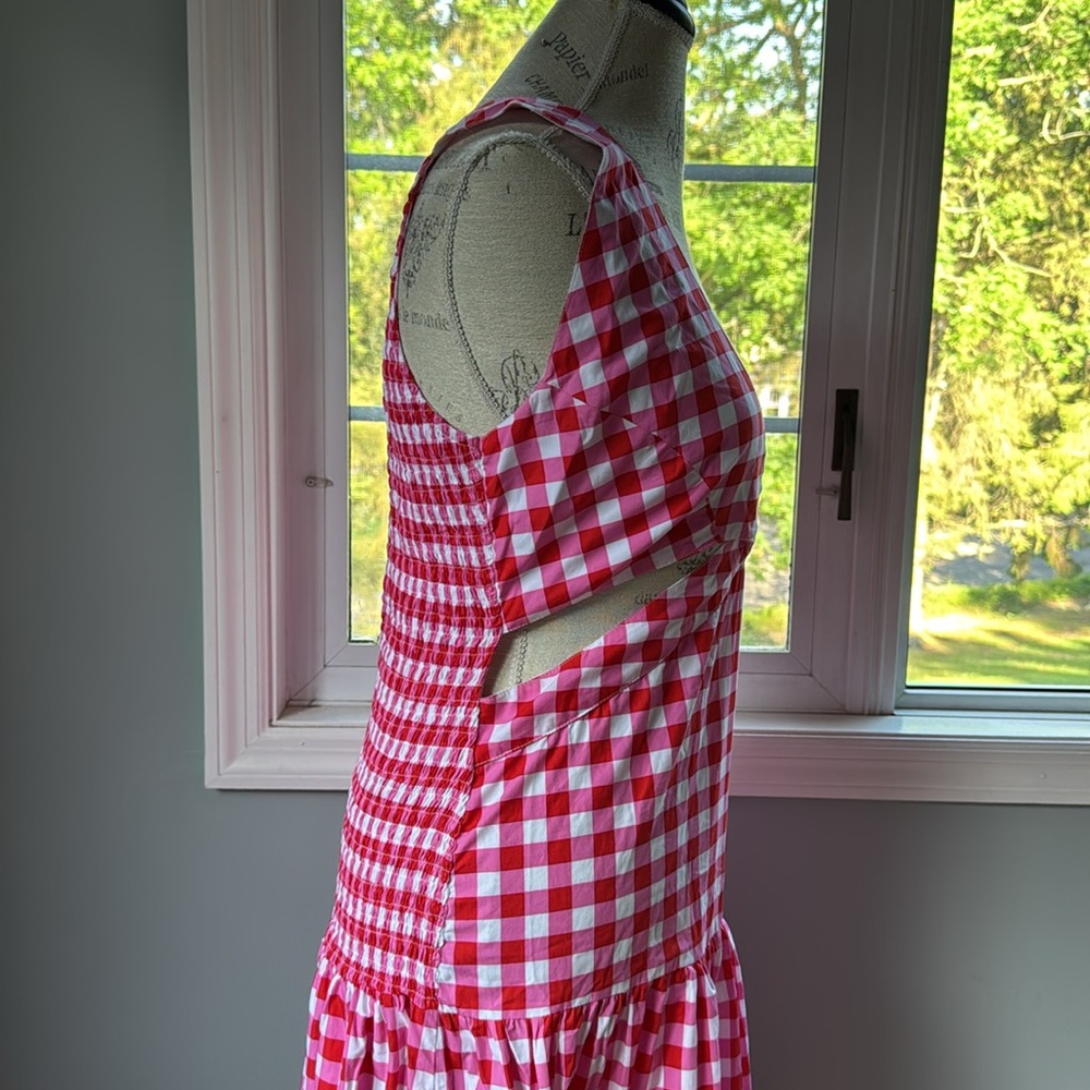 SALE! S/W/F Gingham Maxi Dress Anthropologie $408 - Picture 8 of 14